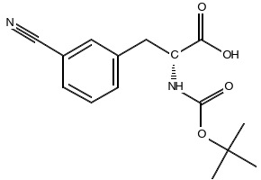 (R)-2-((tert-Butoxycarbonyl)amino)-3-(3-cyanophenyl)propanoic acid, 205445-56-3, undefined, 