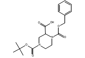 4-Boc-1-Cbz-2-piperazinecarboxylic acid, 126937-41-5, undefined, 