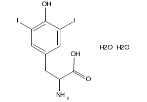(S)-2-Amino-3-(4-hydroxy-3,5-diiodophenyl)propanoic acid dihydrate, 18835-59-1, undefined, 
