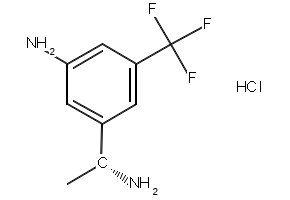 (R)-3-(1-Aminoethyl)-5-(trifluoromethyl)aniline (hydrochloride), 2488795-56-6, undefined, 
