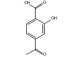4-Acetyl-2-hydroxybenzoic acid, 107806-82-6, undefined, 