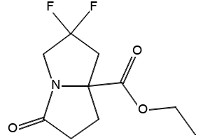 Ethyl6,6-difluoro-3-oxo-1,2,5,7-tetrahydropyrrolizine-8-carboxylate, 1788873-47-1, undefined, 