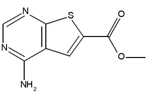 Methyl 4-aminothieno[2,3-d]pyrimidine-6-carboxylate, 155087-15-3, undefined, 