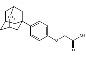 [4-(1-adamantyl)phenoxy]acetic acid, 52804-26-9, undefined, 