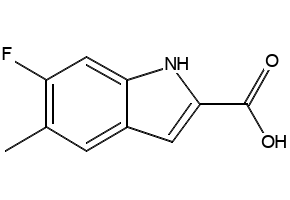 6-Fluoro-5-methyl-1H-indole-2-carboxylicacid, 1049685-22-4, undefined, 