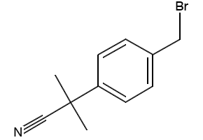 2-(4-(Bromomethyl)phenyl)-2-methylpropanenitrile, 1201643-73-3, undefined, 