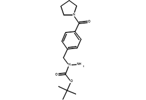 tert-Butyl 1-(4-(pyrrolidine-1-carbonyl)benzyl)hydrazinecarboxylate, 2828432-32-0, undefined, 