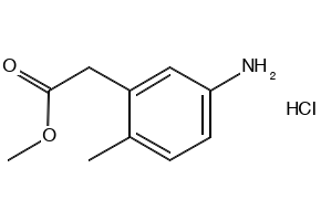 Methyl 2-(5-amino-2-methylphenyl)acetate hydrochloride, 2701898-72-6, undefined, 