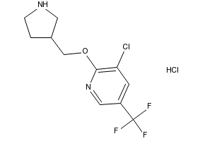 3-Chloro-2-(pyrrolidin-3-ylmethoxy)-5-(trifluoromethyl)pyridine hydrochloride, 1417794-08-1, undefined, 