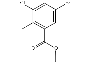 Methyl 5-bromo-3-chloro-2-methylbenzoate, 1522778-35-3, undefined, 