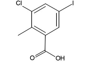 3-Chloro-5-iodo-2-methylbenzoic acid, 1702698-94-9, undefined, 