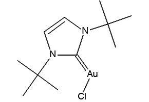 Chloro[1,3-bis(1,1'-dimethylethyl)2H-imidazol-2-ylidene]gold(I), 839722-07-5, undefined, 