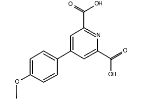 4-(4-Methoxyphenyl)pyridine-2,6-dicarboxylic acid, 259228-52-9, undefined, 