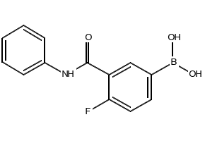 (4-Fluoro-3-(phenylcarbamoyl)phenyl)boronic acid, 874219-33-7, undefined, 