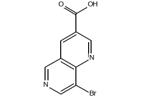 8-Bromo-1,6-naphthyridine-3-carboxylic acid, 2089649-21-6, undefined, 