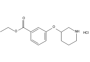 Ethyl 3-(piperidin-3-yloxy)benzoate hydrochloride, 1220033-70-4, undefined, 