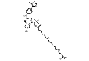 (S)-18-((2S,4R)-4-Hydroxy-2-(((S)-1-(4-(4-methylthiazol-5-yl)phenyl)ethyl)carbamoyl)pyrrolidine-1-carbonyl)-19,19-dimethyl-16-oxo-4,7,10,13-tetraoxa-17-azaicosanoic acid, 2468040-57-3, undefined, 