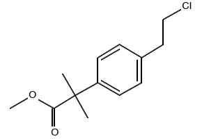 Methyl 2-(4-(2-chloroethyl)phenyl)-2-methylpropanoate, 1181267-33-3, undefined, 