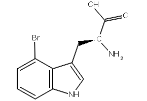 (S)-2-Amino-3-(4-bromo-1H-indol-3-yl)propanoic acid, 52448-16-5, undefined, 