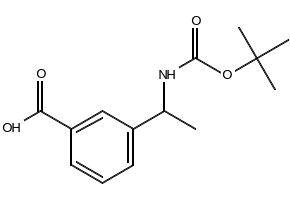 3-(1-((tert-Butoxycarbonyl)amino)ethyl)benzoic acid, 165949-84-8, undefined, 