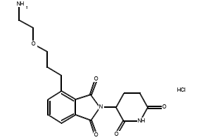 4-(3-(2-Aminoethoxy)propyl)-2-(2,6-dioxopiperidin-3-yl)isoindoline-1,3-dione hydrochloride, 2357109-64-7, undefined, 