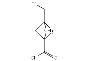 3-(Bromomethyl)bicyclo[1.1.1]pentane-1-carboxylic acid, 2742661-04-5, undefined, 