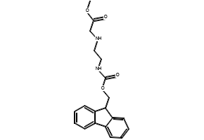 Methyl 2-((2-((((9H-fluoren-9-yl)methoxy)carbonyl)amino)ethyl)amino)acetate, 156939-69-4, undefined, 