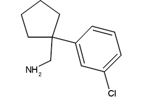 (1-(3-Chlorophenyl)cyclopentyl)methanamine, 933752-65-9, undefined, 