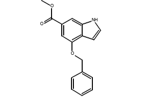 Methyl 4-(benzyloxy)-1H-indole-6-carboxylate, 61545-36-6, undefined, 