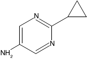 2-Cyclopropylpyrimidin-5-amine, 1152519-69-1, undefined, 