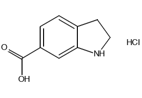 Indoline-6-carboxylic acid hydrochloride, 15861-37-7, undefined, 