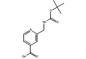 2-({[(tert-Butoxy)carbonyl]amino}methyl)pyridine-4-carboxylic acid, 473924-63-9, undefined, 