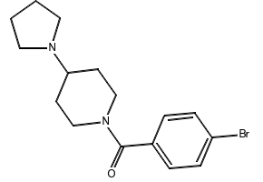(4-Bromophenyl)(4-(pyrrolidin-1-yl)piperidin-1-yl)methanone, 1178668-74-0, undefined, 