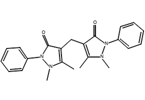 4,4'-Methylenebis(1,5-dimethyl-2-phenyl-1H-pyrazol-3(2H)-one)