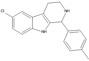 6-Chloro-1-(p-tolyl)-2,3,4,9-tetrahydro-1H-pyrido[3,4-b]indole, 529476-80-0, undefined, 