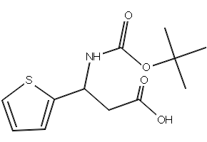 3-((Tert-butoxycarbonyl)amino)-3-(thiophen-2-yl)propanoic acid, 53030-49-2, undefined, 