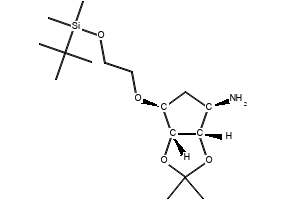 (3aS,4R,6S,6aR)-6-(2-((tert-butyldimethylsilyl)oxy)ethoxy)-2,2-dimethyltetrahydro-3aH-cyclopenta[d][1,3]dioxol-4-amine, 1400665-85-1, undefined, 