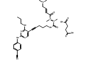 (S,E)-N-(1-((5-(2-((4-Cyanophenyl)amino)-4-(propylamino)pyrimidin-5-yl)pent-4-yn-1-yl)amino)-1-oxopropan-2-yl)-4-(dimethylamino)-N-methylbut-2-enamide succinate(1:x), 1702864-11-6, undefined, 
