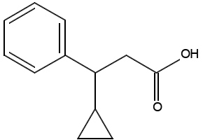 3-Cyclopropyl-3-phenylpropanoic acid, 1017329-96-2, undefined, 