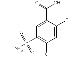 4-Chloro-2-fluoro-5-sulfamoylbenzoic acid, 4793-22-0, undefined, 