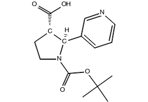 trans-1-(tert-Butoxycarbonyl)-2-(pyridin-3-yl)pyrrolidine-3-carboxylic acid, 2177258-70-5, undefined, 