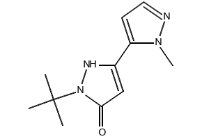 1'-(tert-Butyl)-2-methyl-1',4'-dihydro-2H,5'H-[3,3'-bipyrazol]-5'-one, 2649033-88-3, undefined, 