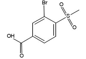3-Bromo-4-(methylsulfonyl)benzoic acid, 39058-84-9, undefined, 