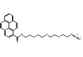 N-(2-(2-(2-(2-Azidoethoxy)ethoxy)ethoxy)ethyl)pyrene-1-carboxamide, 2713446-71-8, undefined, 