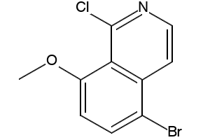 5-Bromo-1-chloro-8-methoxyisoquinoline, 1690846-94-6, undefined, 
