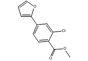 Methyl 2-chloro-4-(furan-2-yl)benzoate, 1414029-18-7, undefined, 