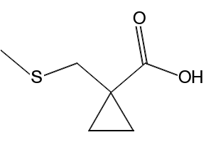 1-((Methylthio)methyl)cyclopropane-1-carboxylic acid, 1361150-25-5, undefined, 