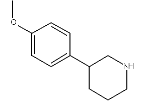 3-(4-Methoxyphenyl)piperidine, 19725-26-9, undefined, 