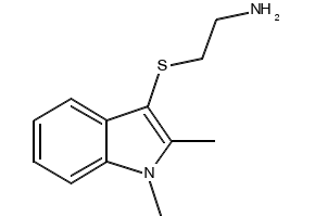 2-((1,2-Dimethyl-1H-indol-3-yl)thio)ethan-1-amine, 344334-46-9, undefined, 