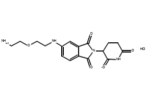 5-((2-(2-Aminoethoxy)ethyl)amino)-2-(2,6-dioxopiperidin-3-yl)isoindoline-1,3-dione hydrochloride, 2863634-98-2, undefined, 